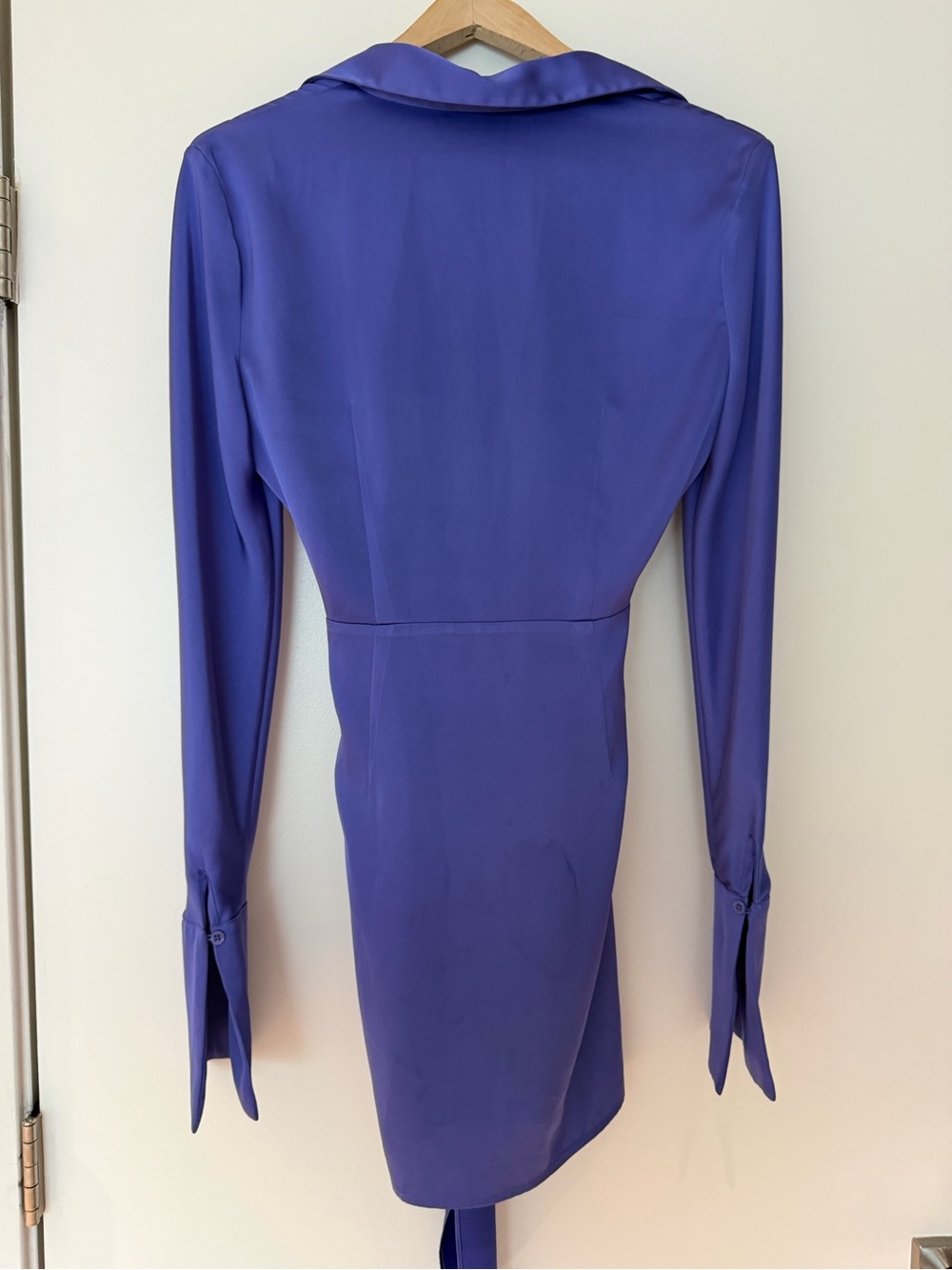Rat & Boa Violet Button-Down Tie-Waist Blouse - Picture 5 of 5